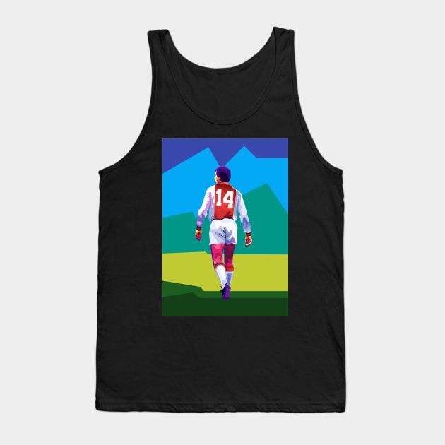 Johan Cruyff Tank Top by Zet Art